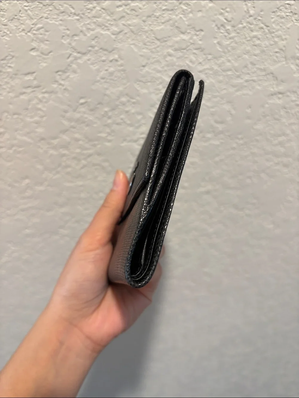 Gucci GG Logo Black Leather Wallet